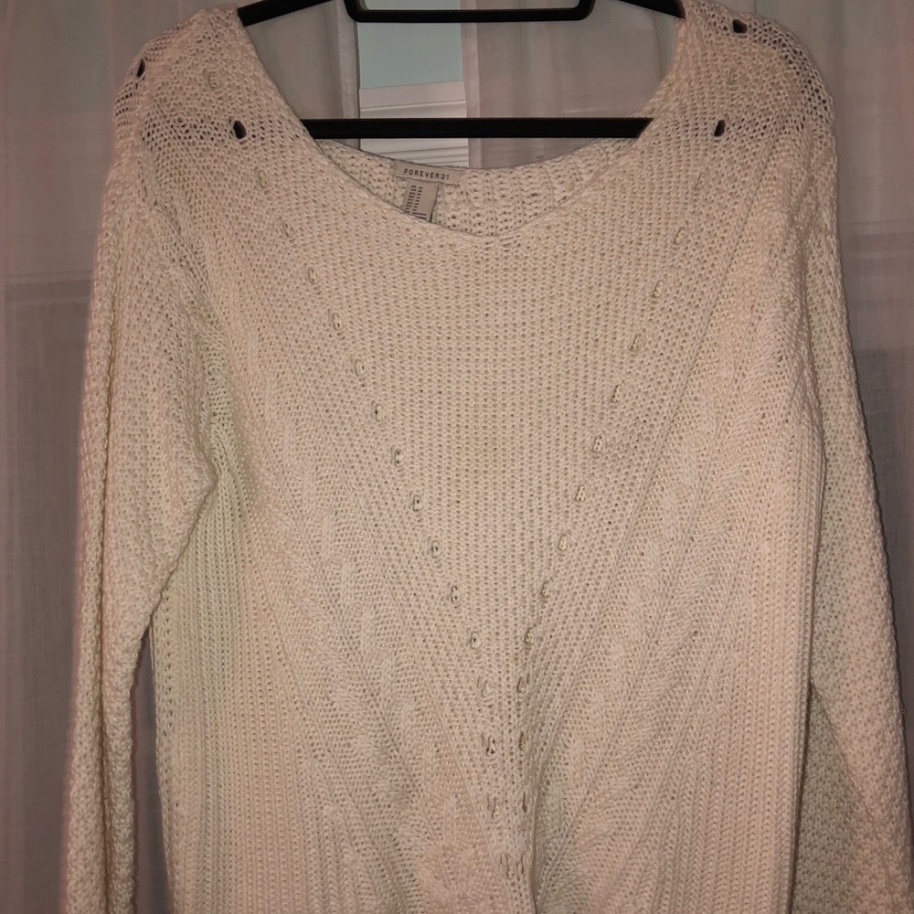 off-white forever 21 sweater